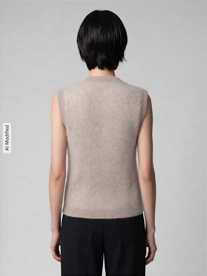 Jake*s Casual Regular fit bodywarmer van puur kasjmier
