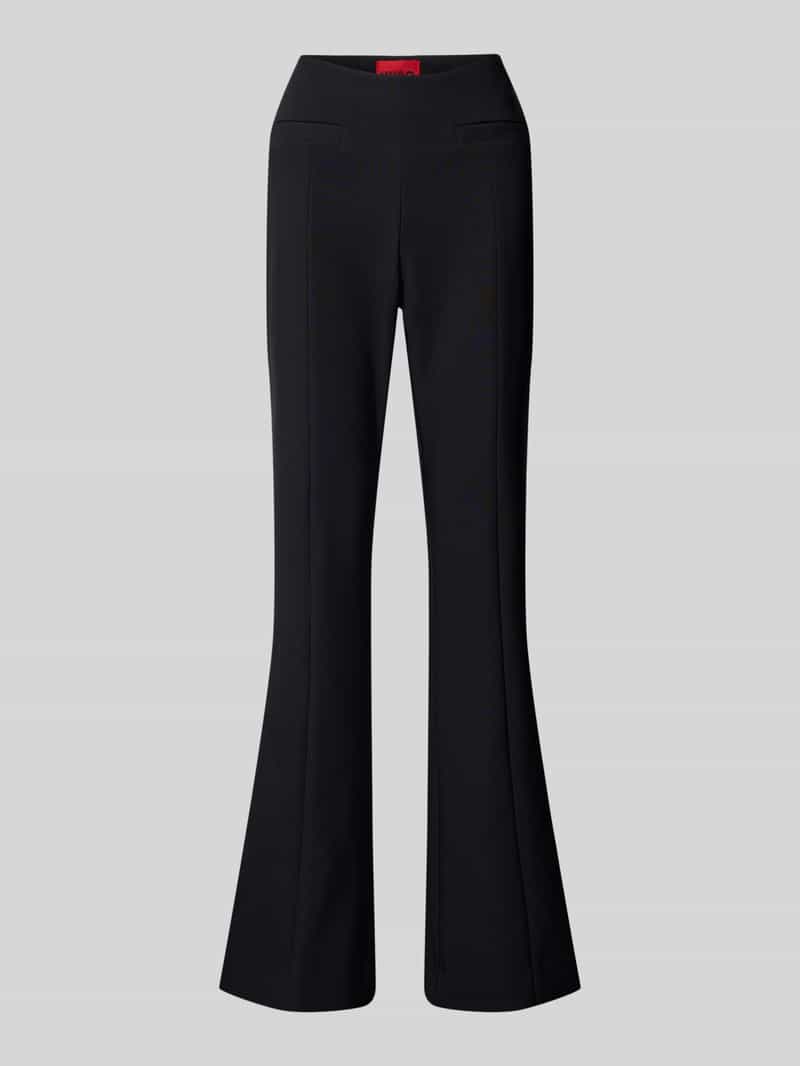 HUGO Regular fit bell bottom en naadritssluiting model 'HALARAN'
