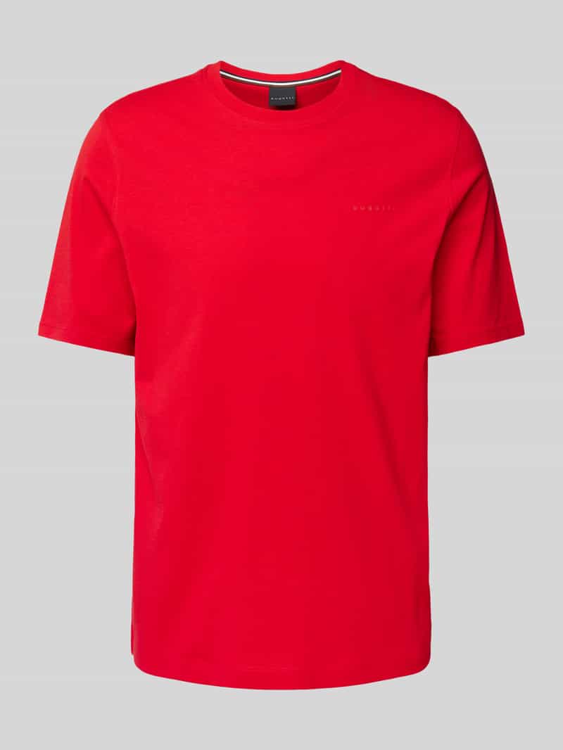 Bugatti T-shirt met labelprint