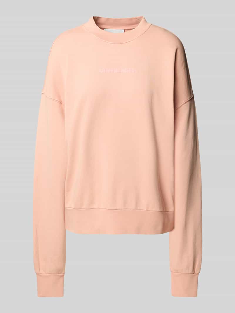 Oversized sweatshirt met labelprint, model 'ALIZAA'