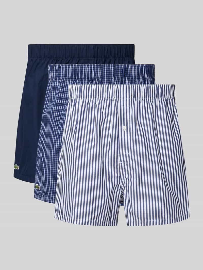 Lacoste Boxershort van puur katoen in een set van 3 stuks