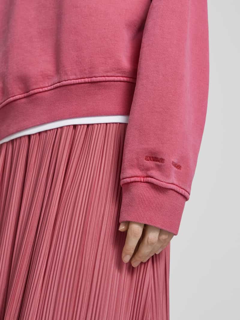 Samsøe Oversized sweatshirt met ribboorden model 'SAVA'