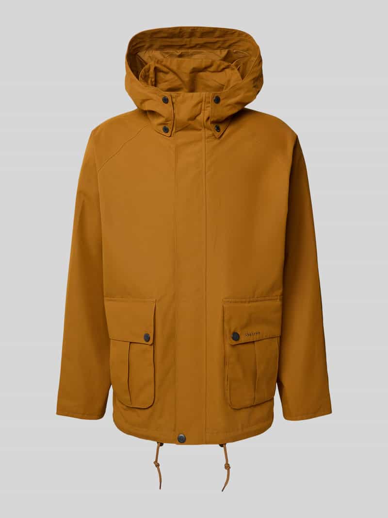 Barbour Loose fit parka met afneembare capuchon