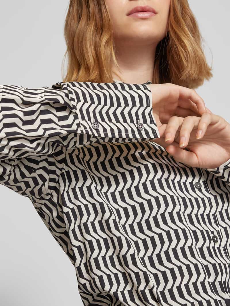 Marc O'Polo Regular fit blouse met all-over motief
