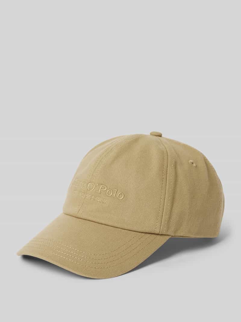 Marc O'Polo Baseballpet met labelstitching