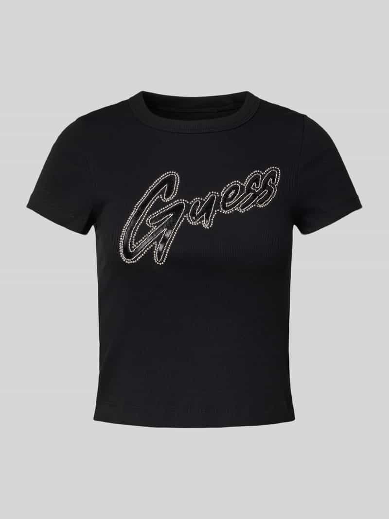 Guess T-shirt met labelprint