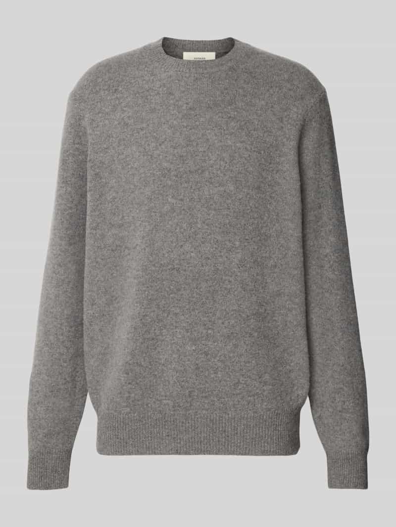 Pullover van wol met ribboordjes