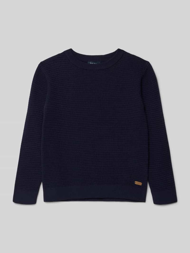 BLUE SEVEN Regular fit pullover in gebreide look