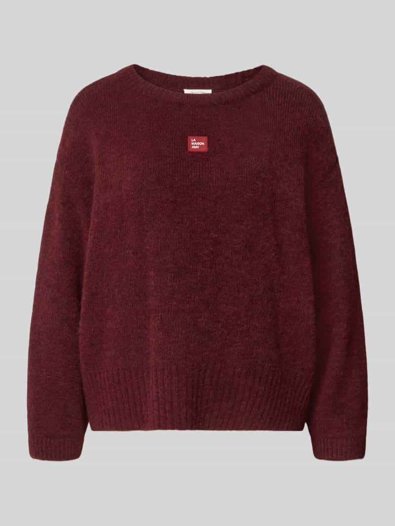 American vintage oversized pullover met alpaca-aandeel model 'East'
