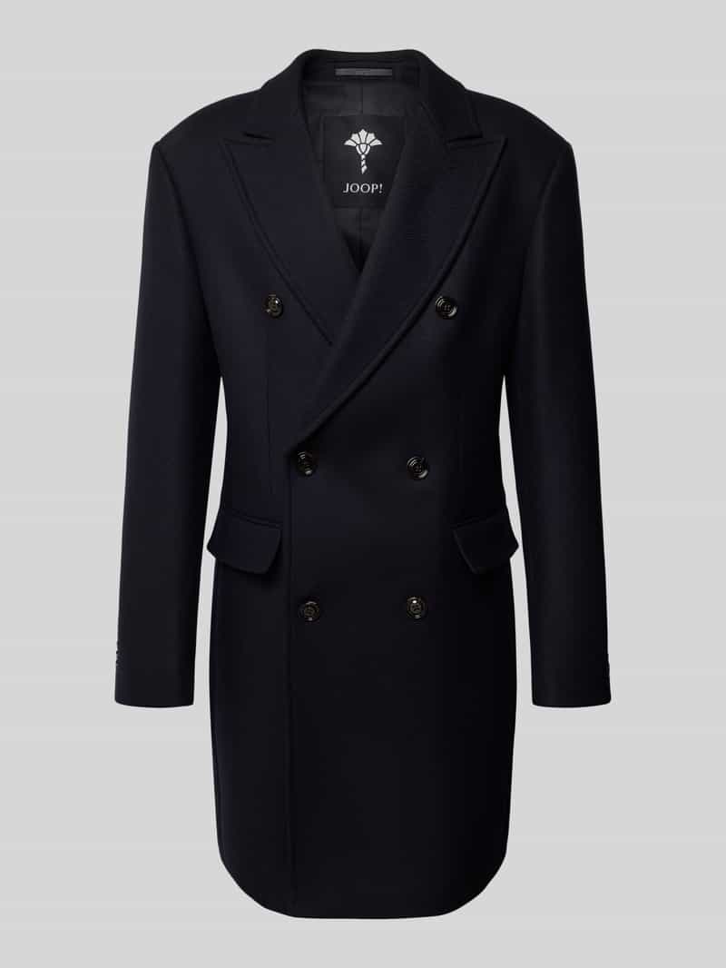 JOOP! Collection Lange jas van wolmix met reverskraag model 'Richborne'