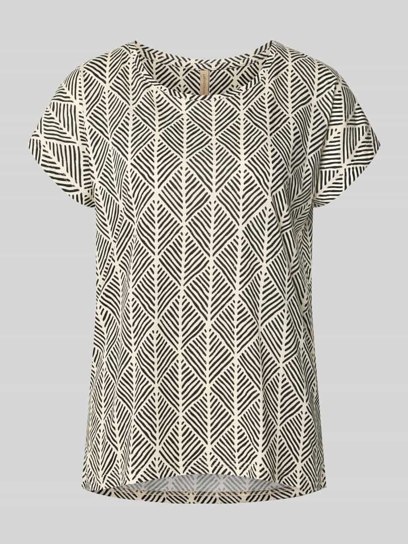Soyaconcept T-shirt met ronde hals model 'FELICITY'