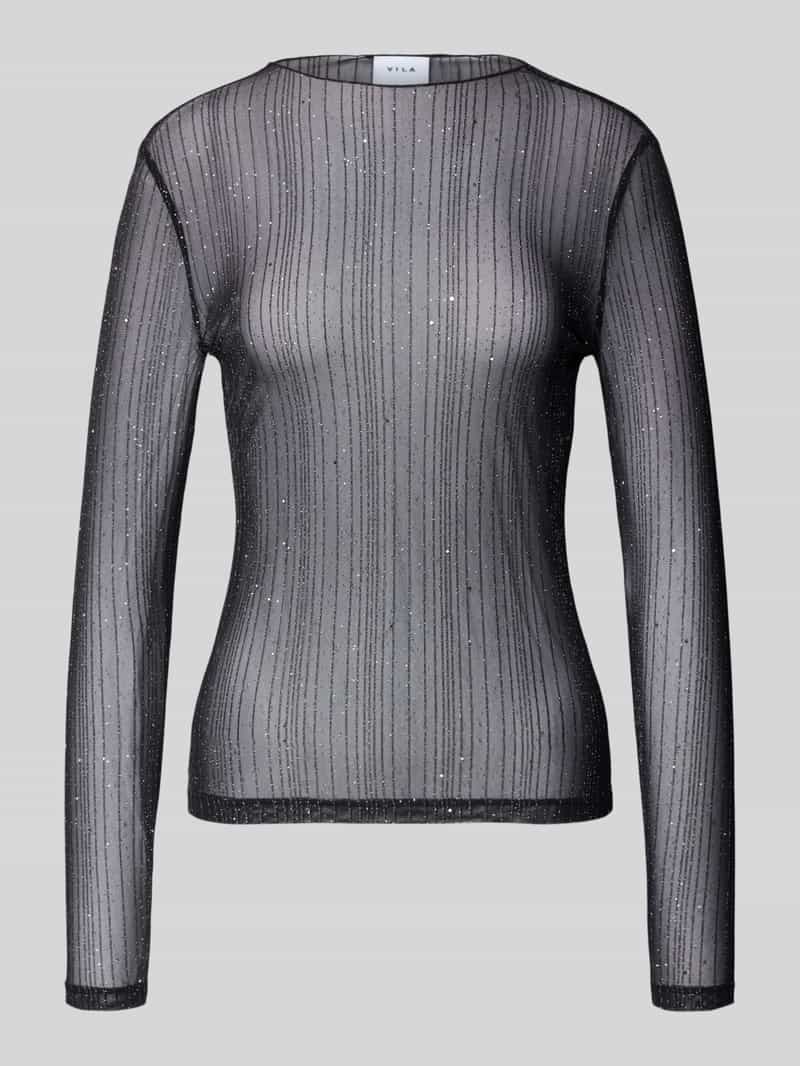 Vila Shirt met lange mouwen in semi-transparant design model 'TURNO'