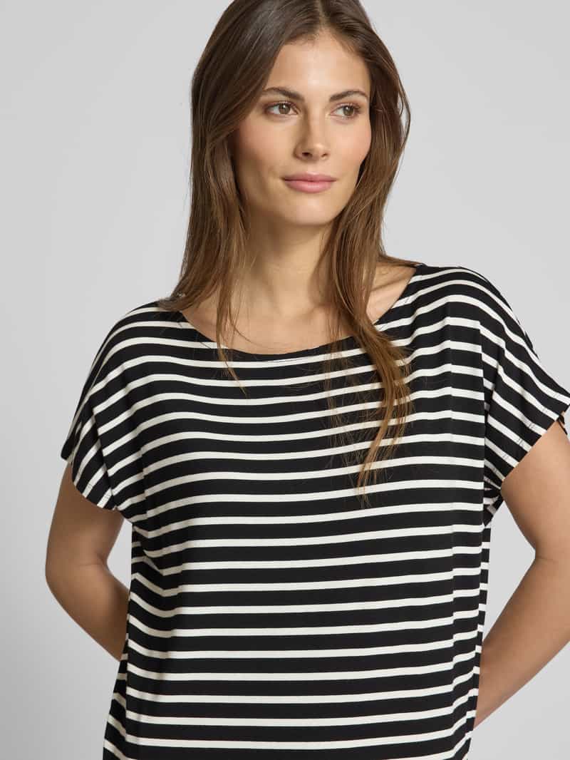 s.Oliver RED LABEL Relaxed fit T-shirt in mix van viscose en elastaan