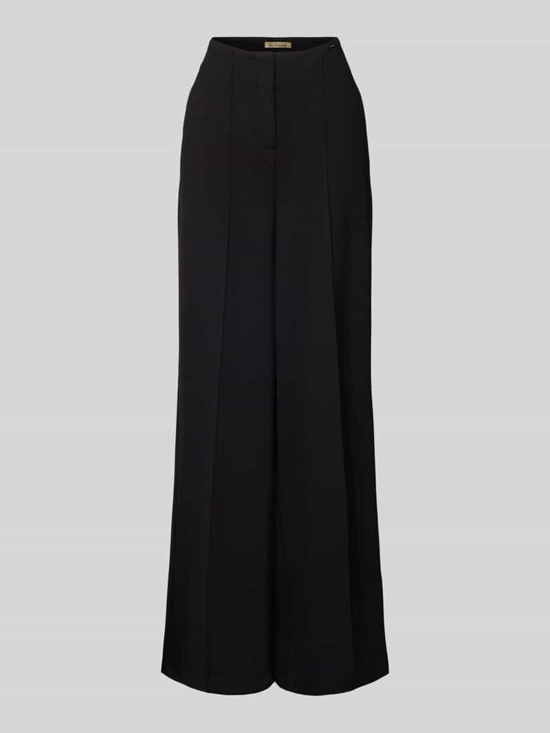 Smith and Soul Stoffen broek met persplooien en steekzakken