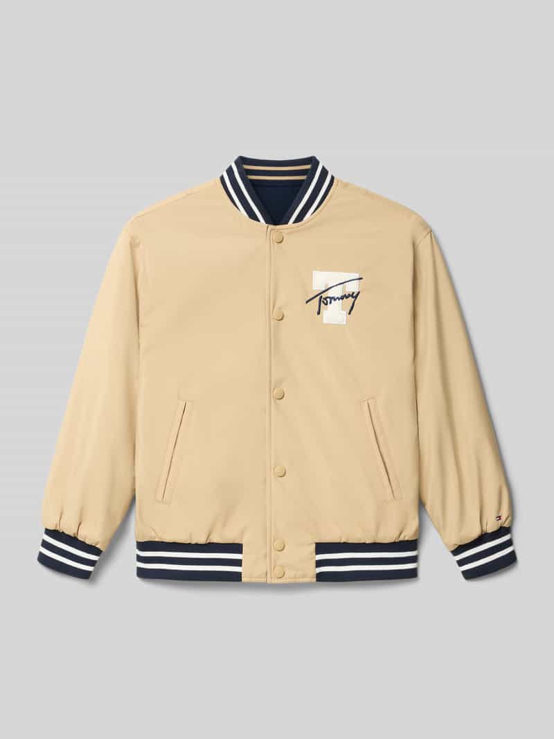 Tommy Hilfiger Teens Regular fit omkeerbare blouson van katoen