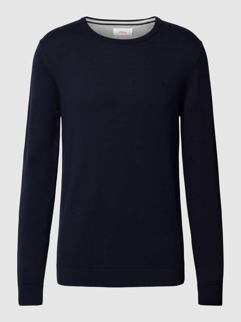 s.Oliver RED LABEL Gebreide pullover met labelstitching