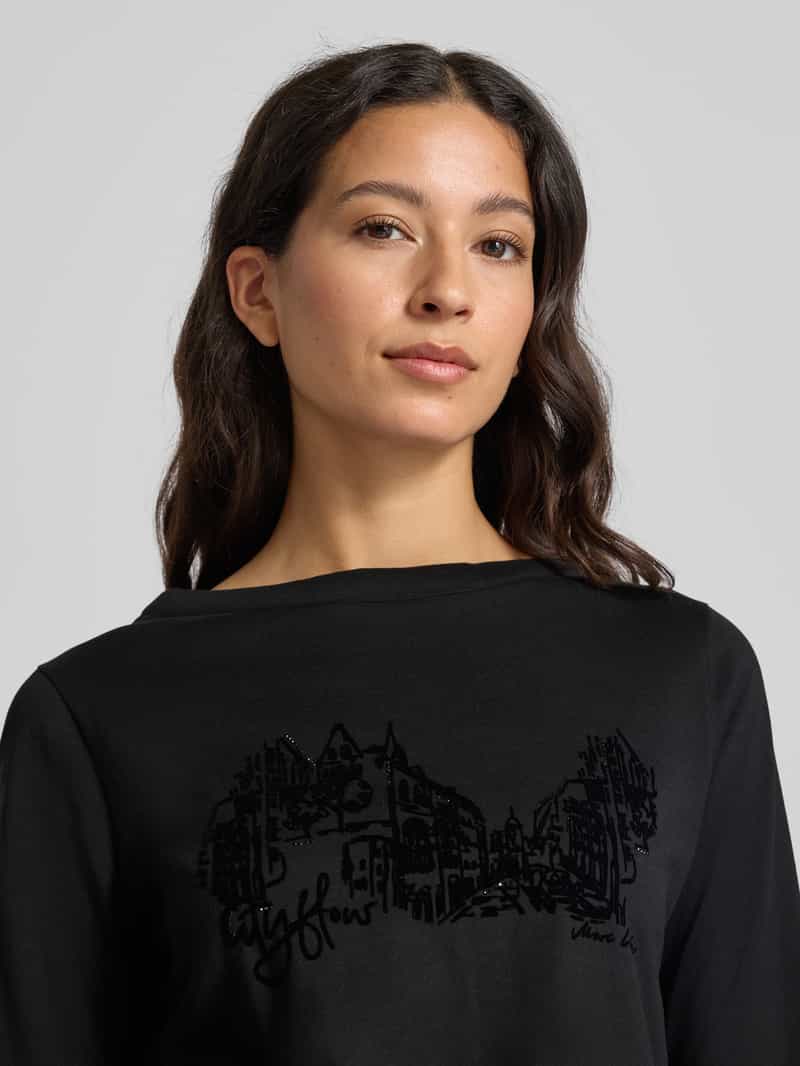Marc Cain Longsleeve met 3 4-mouwen