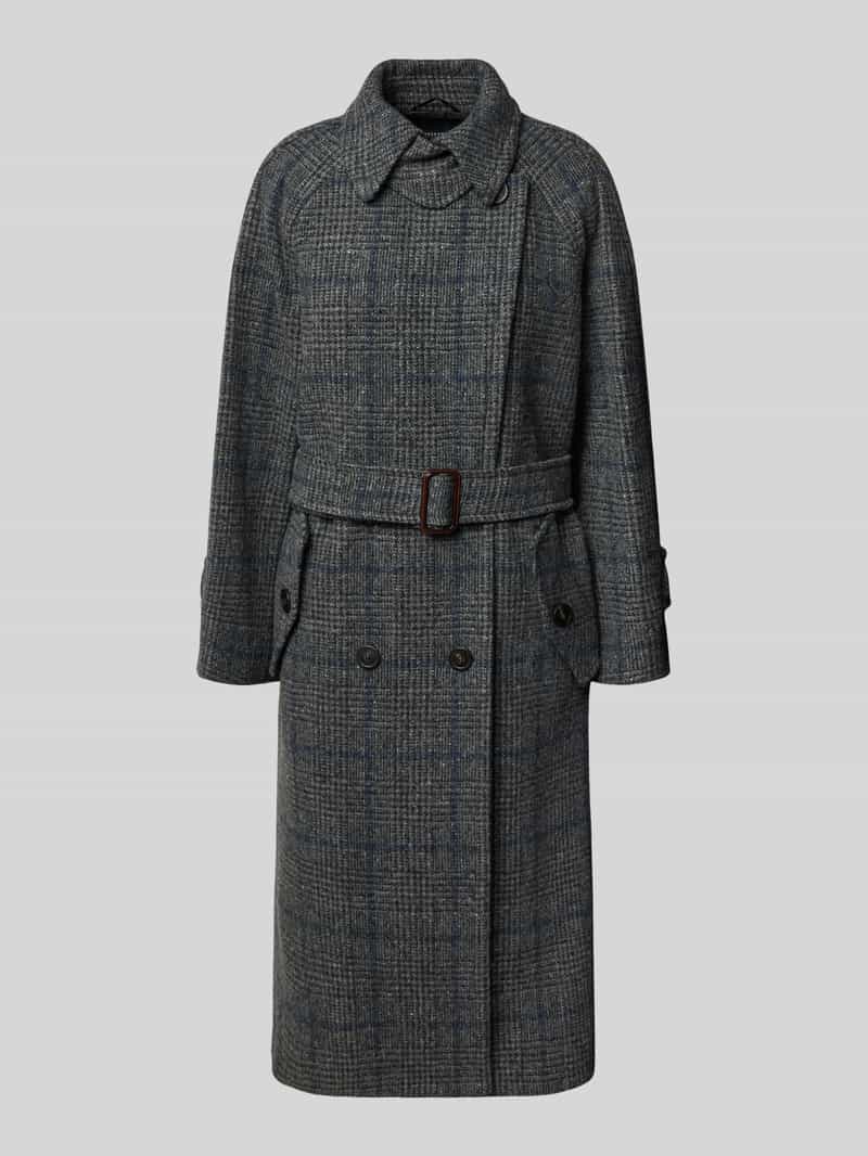 Weekend Max Mara Regular fit lange wollen jas met riem model 'SESTRI'