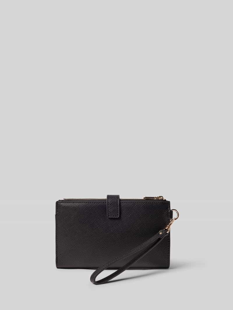 Guess Portemonnee in leerlook model 'LAUREL' zwart, foto 2