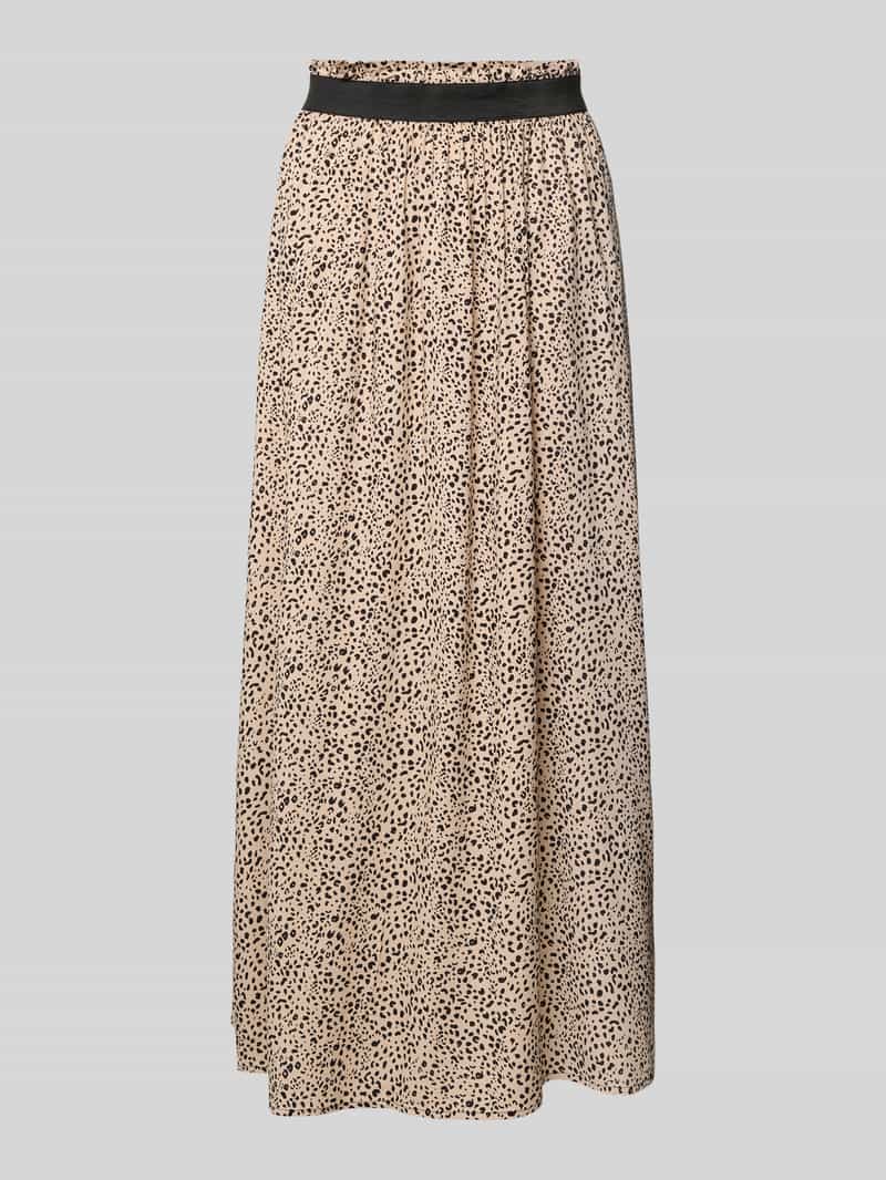 Only Uitlopende maxirok van pure viscose model 'VENEDIG'