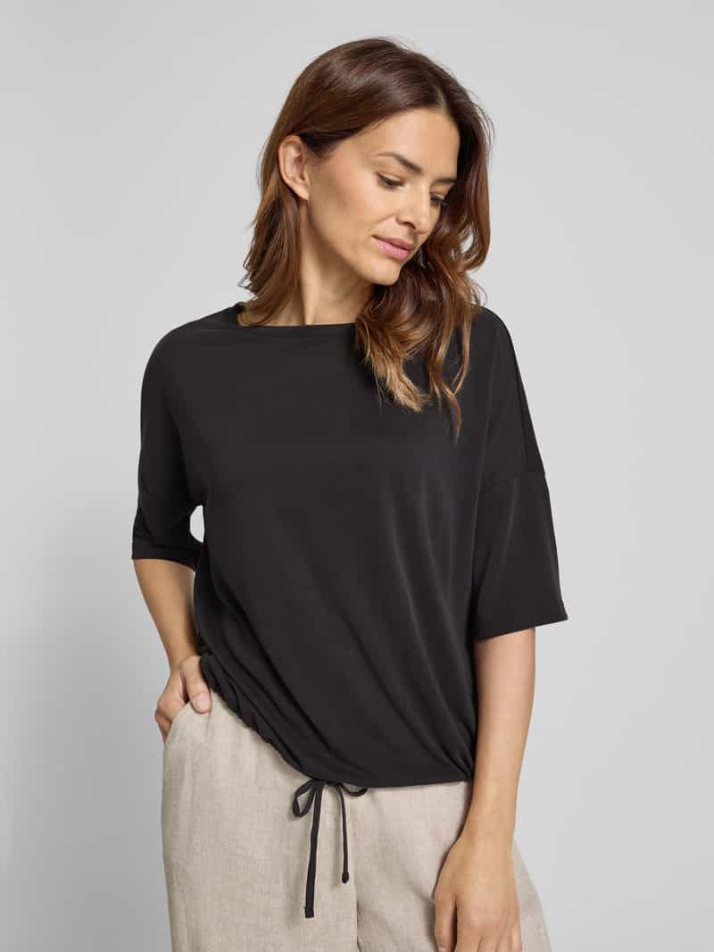 Christian Berg Woman T-shirt met ronde hals en extra brede schouders