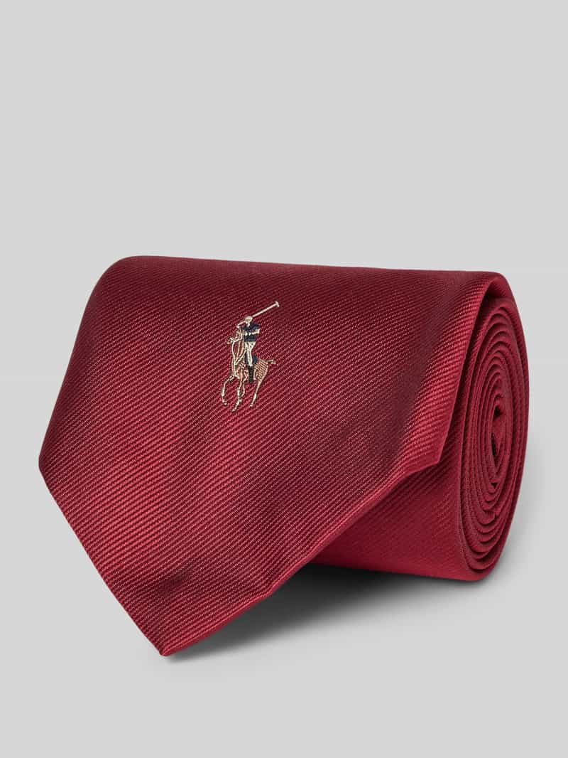Polo Ralph Lauren Zijden stropdas met logostitching