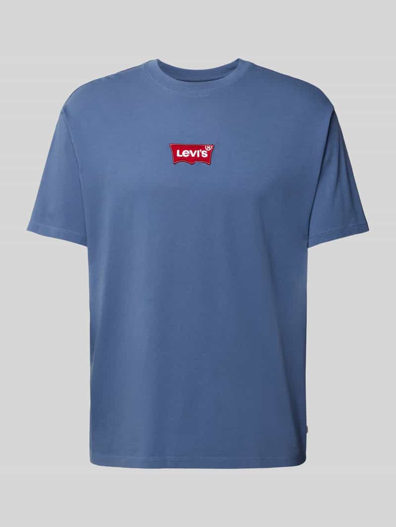 Levi's T-shirt met labelstitching