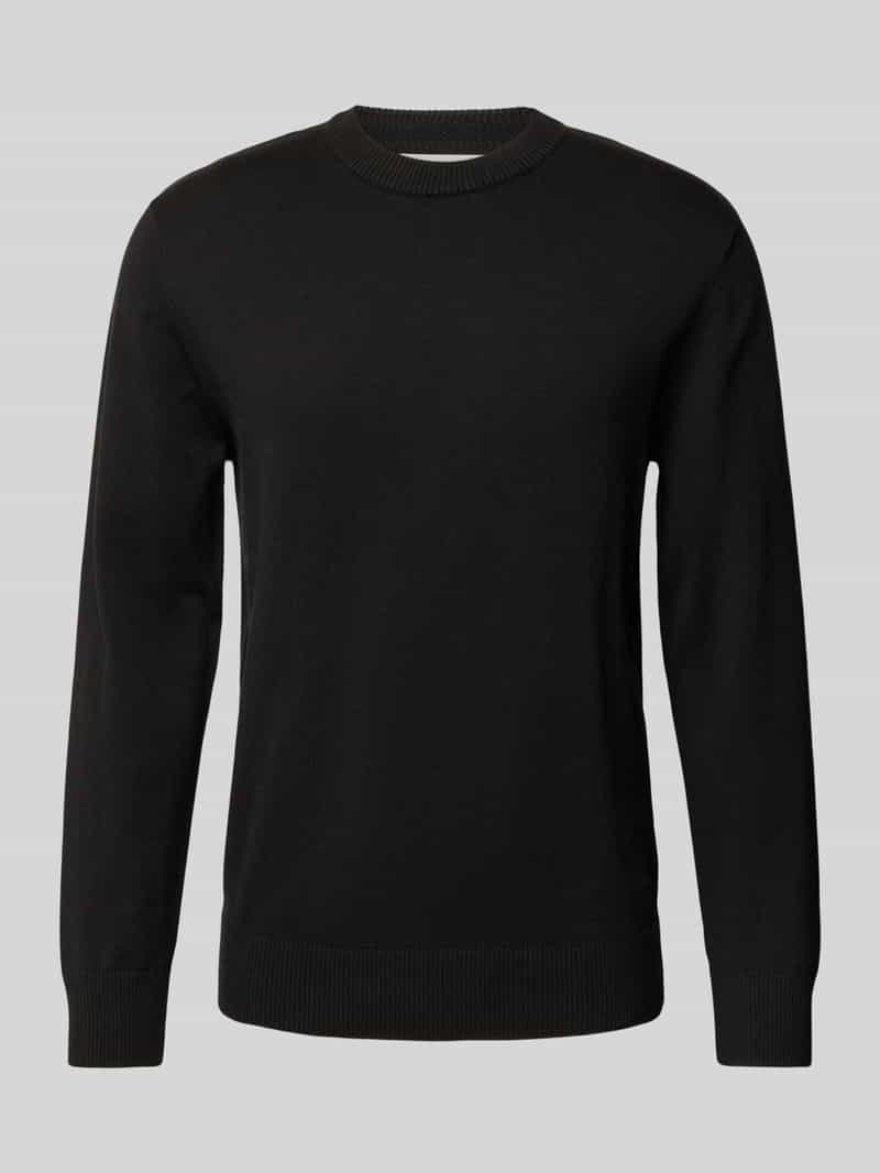 Tom Tailor Denim Regular fit gebreide pullover met ronde hals