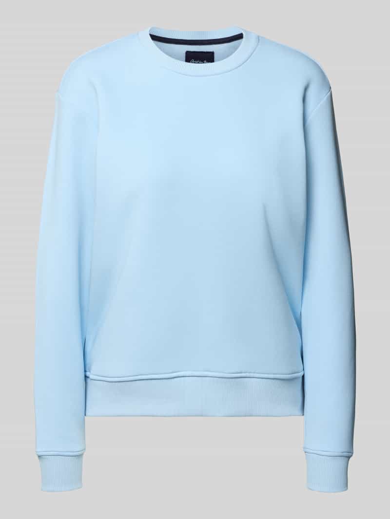 Christian Berg Woman relaxed fit sweatshirt van katoenmix met ronde hals