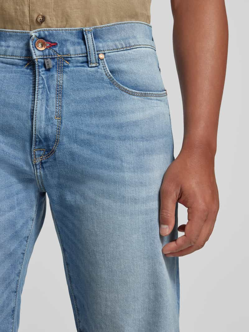 Pierre Cardin Korte jeans met steekzakken model 'Lyon'