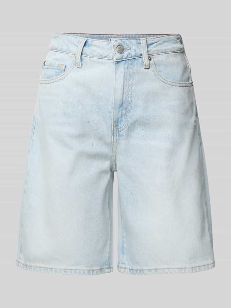 Tommy Hilfiger Relaxed fit korte jeans van een mix van katoen en lyocell
