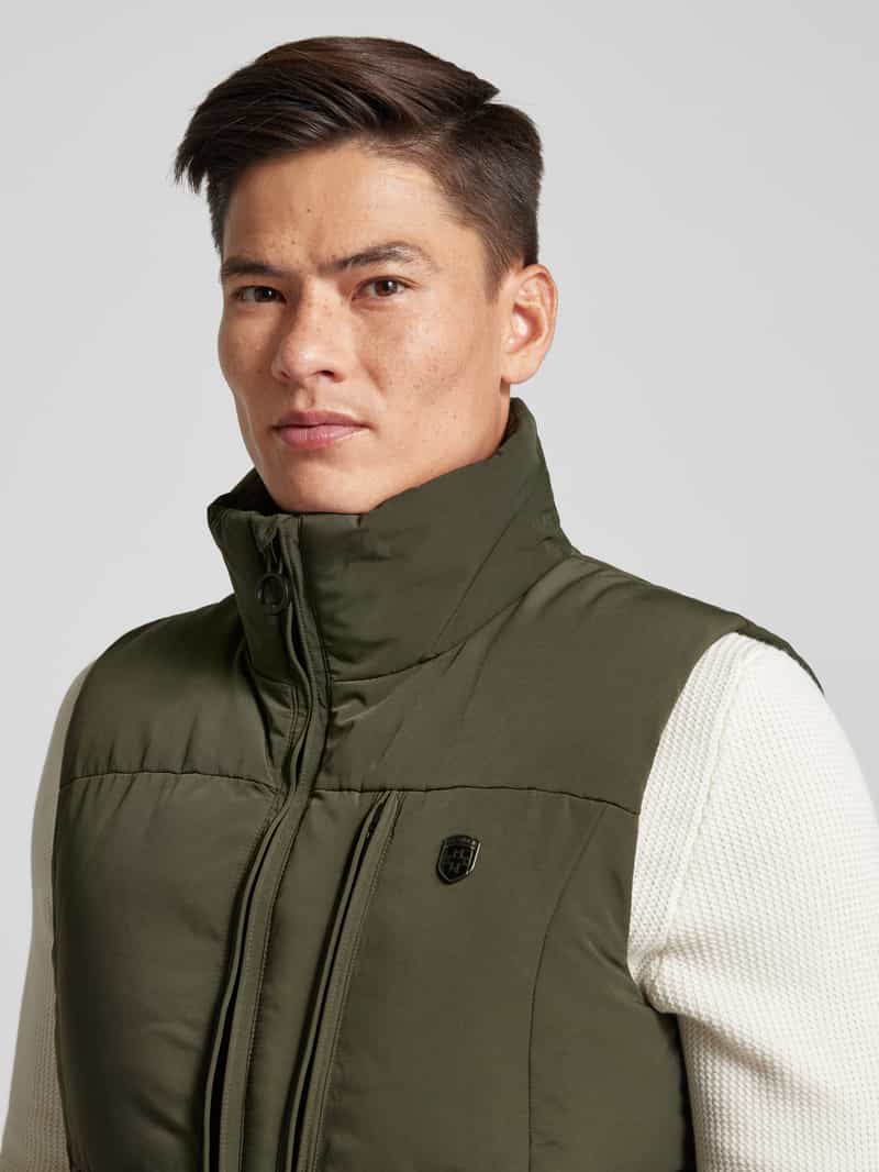Wellensteyn Bodywarmer met labelapplicatie model 'NORDSEE-WESTE'