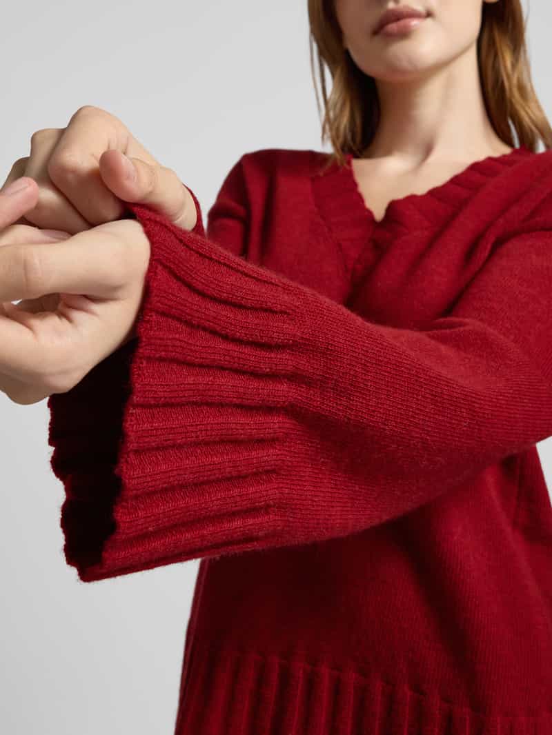 My Essential Wardrobe Gebreide pullover met ribboorden model 'Huxi'
