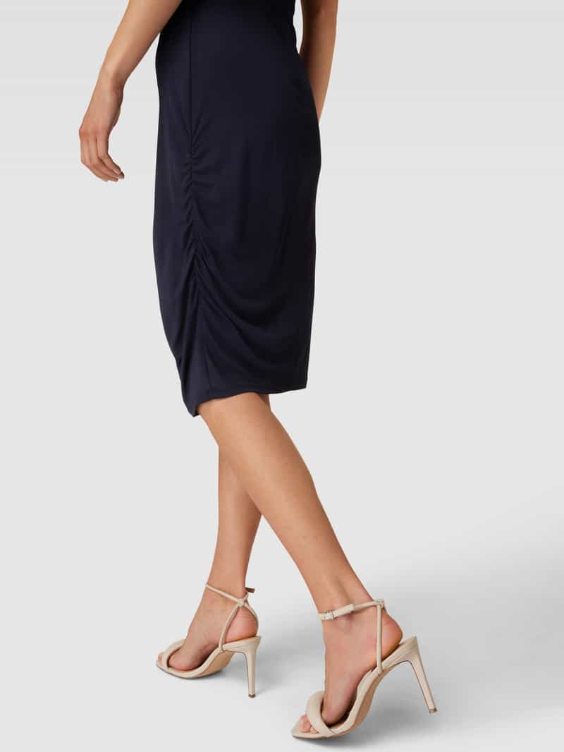 Armani Exchange Knielange jurk met plooien opzij