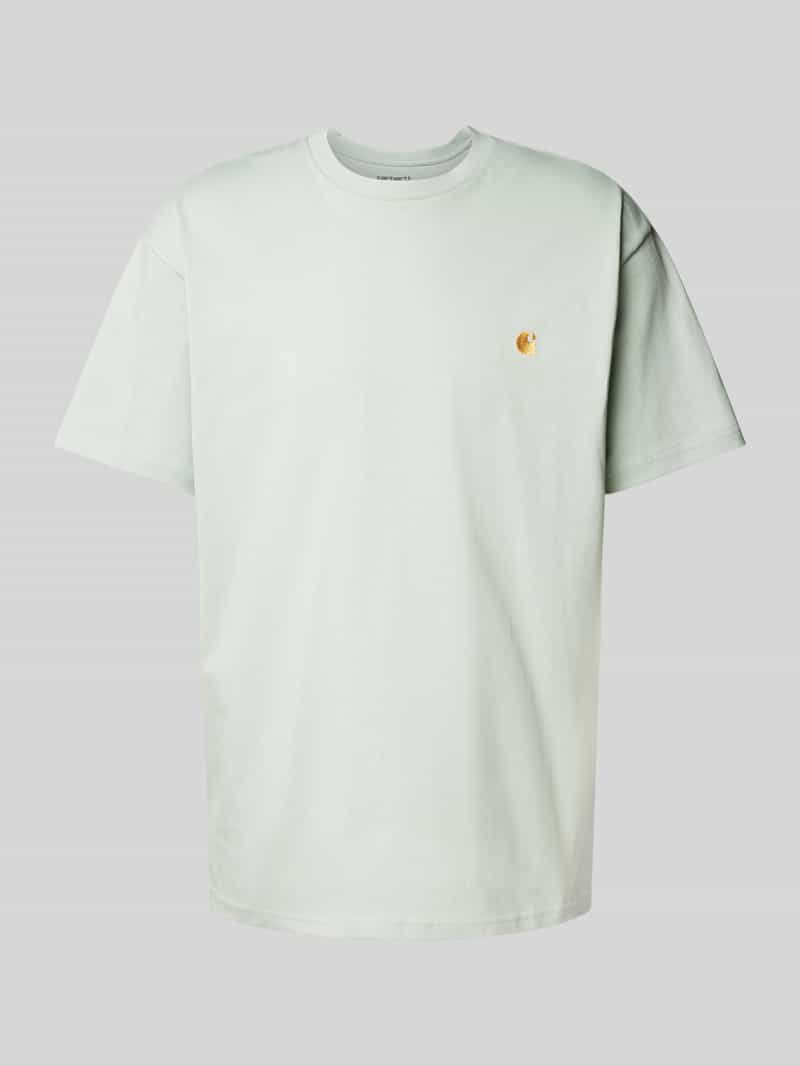 Carhartt Work In Progress T-shirt met labelstitching model 'CHASE'
