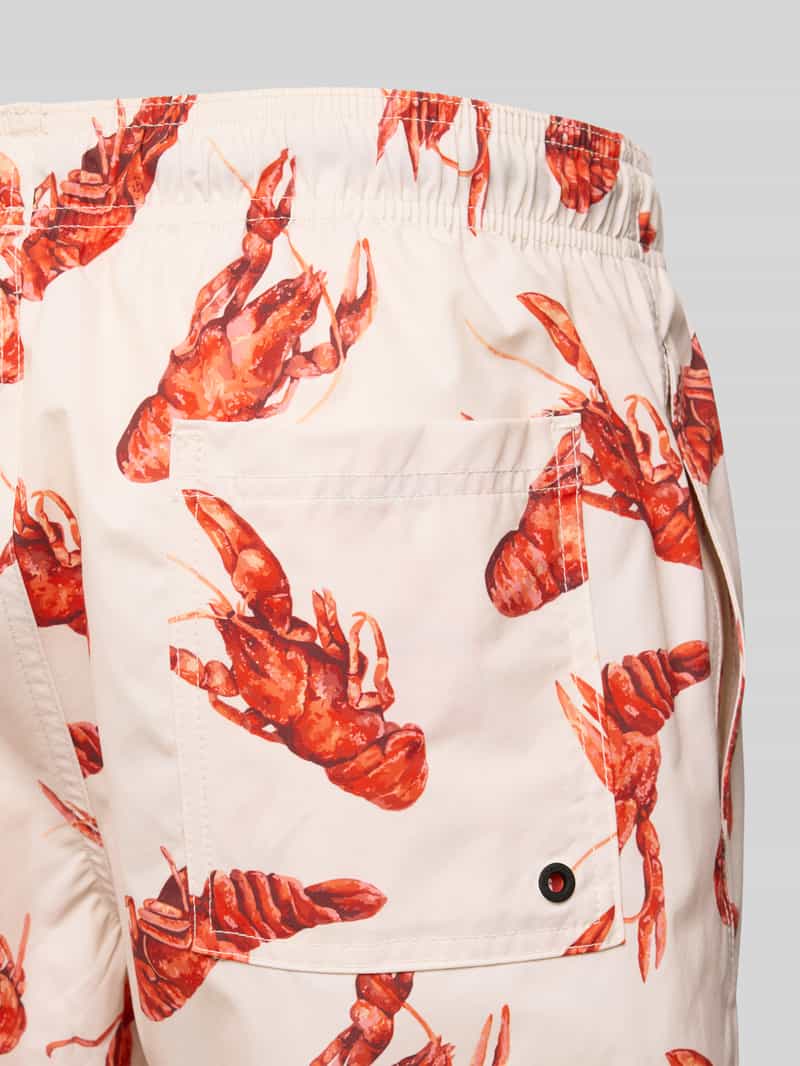 jack & jones Regular fit zwembroek met achterzak model 'MAUI'