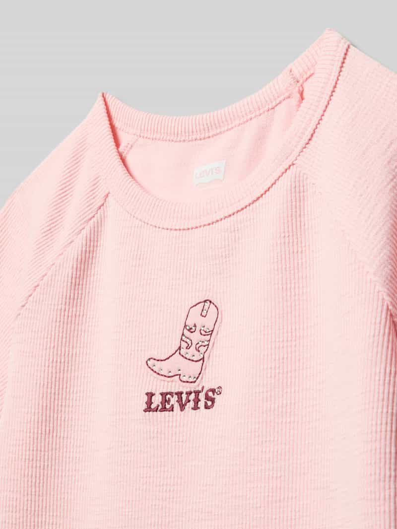 Levi s Kids T-shirt met labelstitching