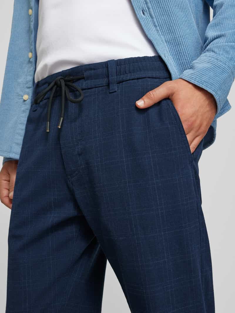 Boss Orange Tapered fit chino met tunnelkoord