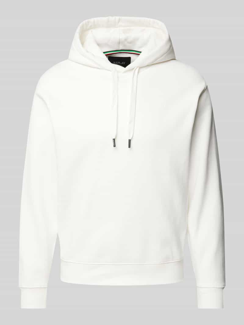 Replay Hoodie met ribboorden