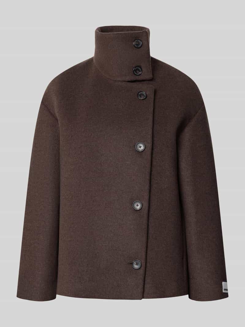 ARMEDANGELS Loose fit lange jas van wol model 'MAJELAA WOOL'