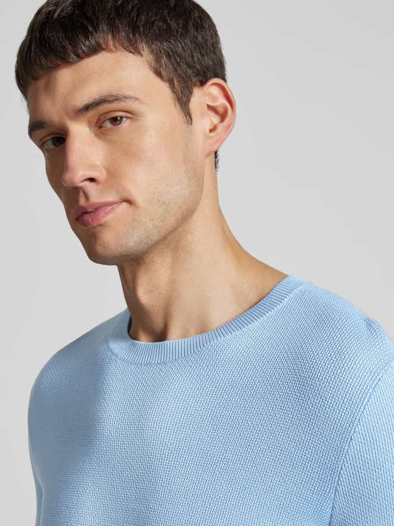 JOOP! Collection T-shirt in gebreide look model 'Valdro'
