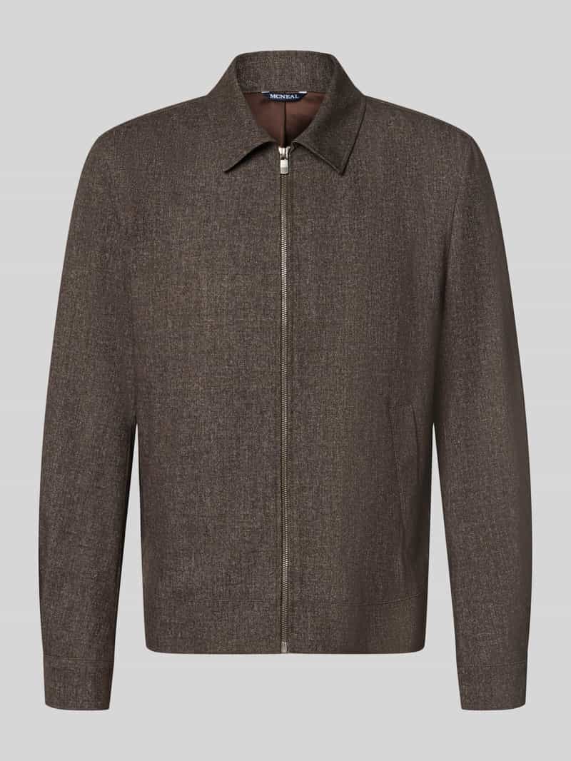 Regular fit jack met viscose,