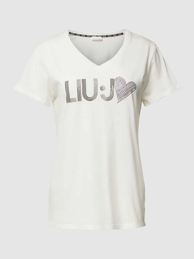 LIU JO SPORT T-shirt met labelprint