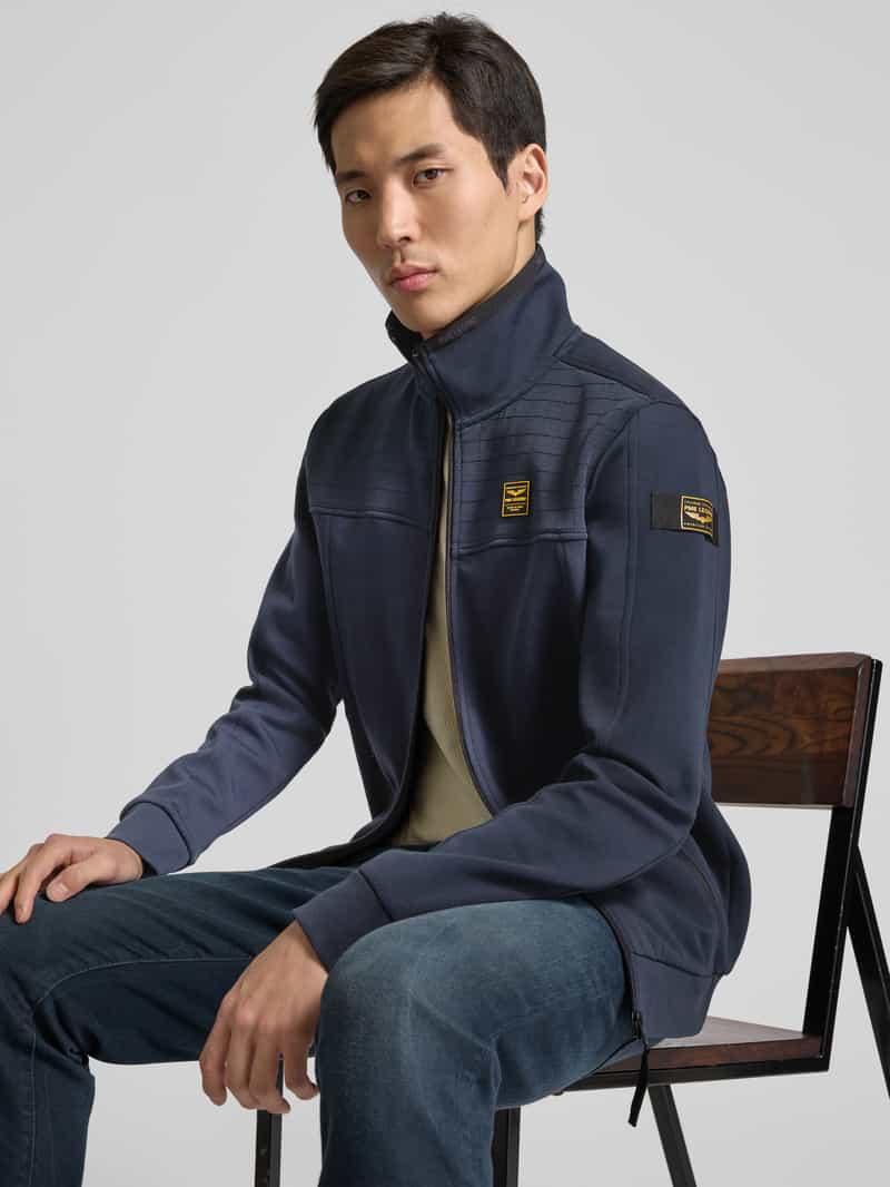 PME Legend Sweatjack met labelbadges model 'spacer look'