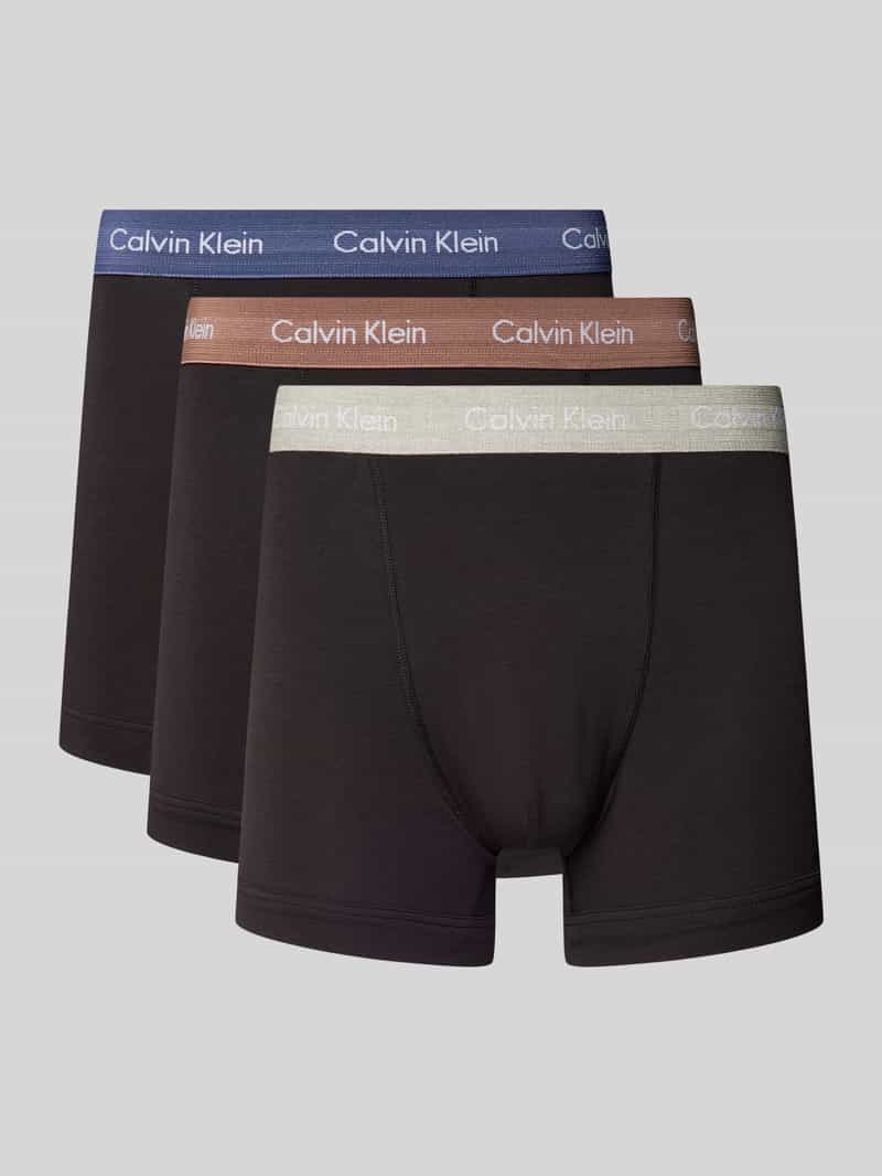 Calvin Klein Underwear Boxershort met logo in band in een set van 3 stuks