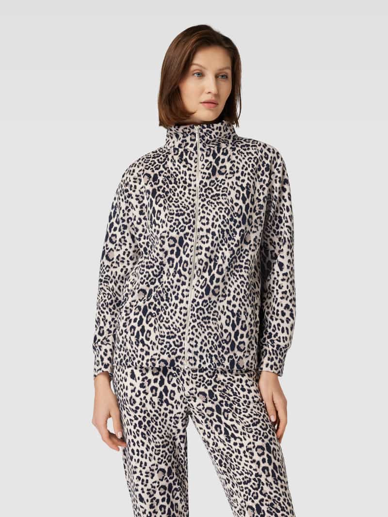 Sweatjack met dierenprint Christian Berg Woman