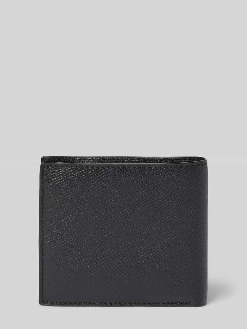VALENTINO BAGS Leren portemonnee met labelapplicatie model 'CHICO'
