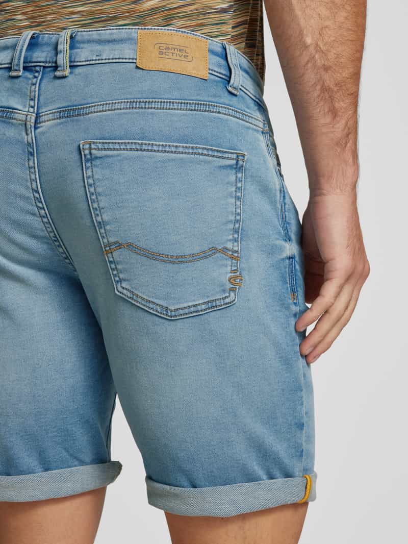 camel active Korte regular fit jeans in 5-pocketmodel