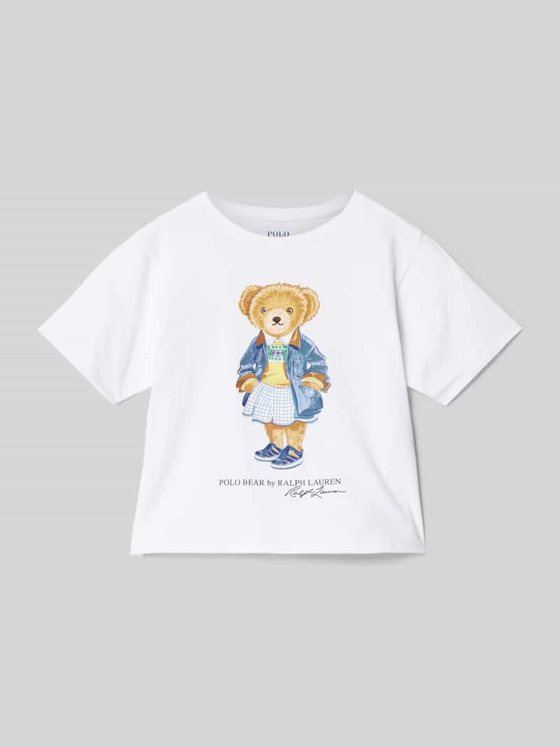 Polo Ralph Lauren Teens T-shirt met motief- en labelprint