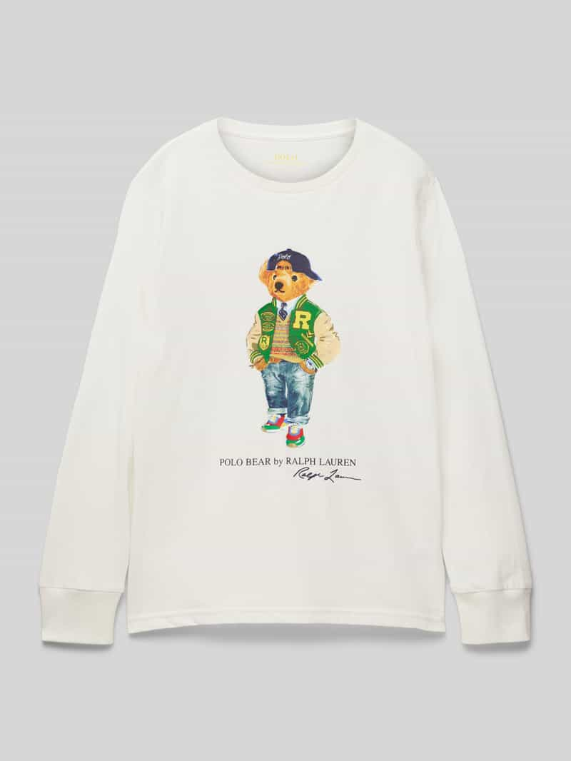 RALPH LAUREN TEENS Shirt met lange mouwen en motiefprint